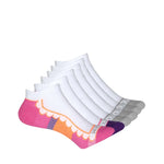 Fruit Of The Loom - Girls' 6 Pack No Show Sock (FRG10442T6 AST01)