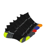 Fruit Of The Loom - Kids' 6 Pack Low Cut Socks (FRB10023T6 BKAST)