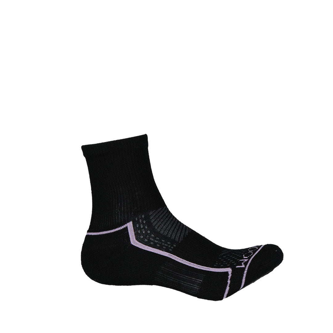 Fruit Of The Loom - Women's 5 Pack Crew Socks (FRW10571M5MQC02-BLK