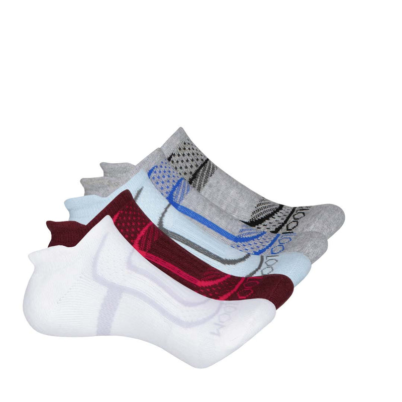 Fruit Of The Loom - Women's 6 Pack No Show Socks (FRW10300T6 GAS02)