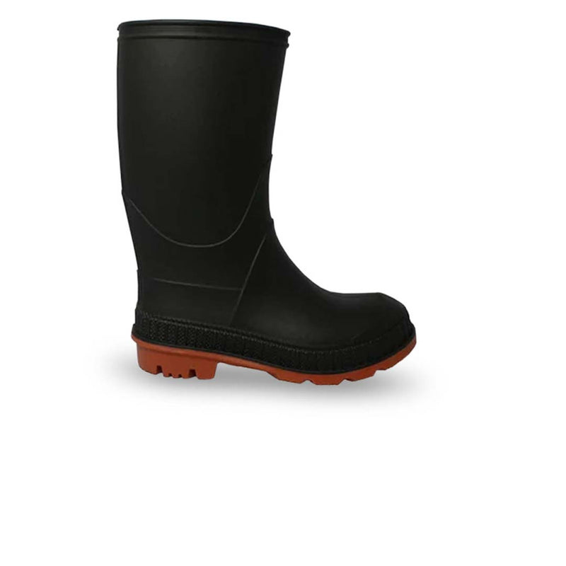 Genfoot - Kids' (Preschool) Chore Rain Boots (CHOREBOOT BLKRED-PS)