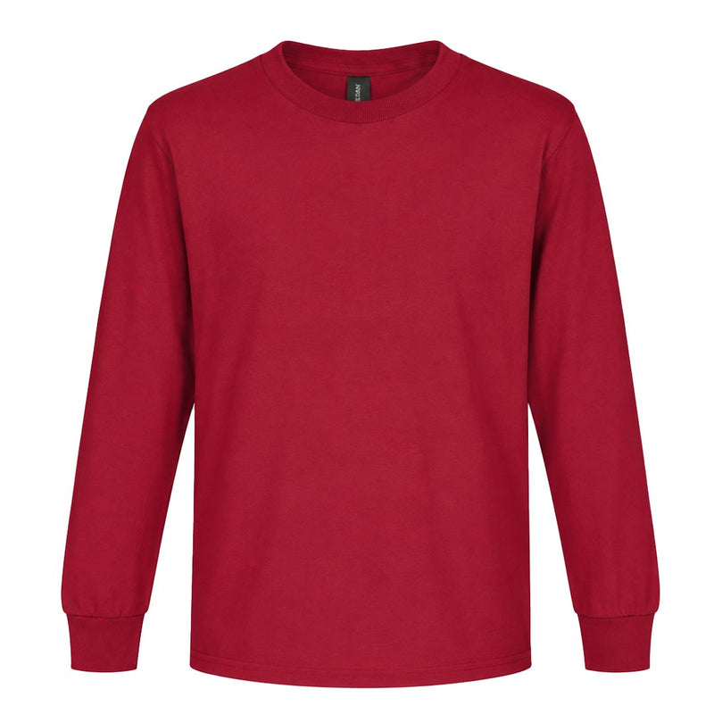 Gildan - Unisex Heavy Cotton Long Sleeve T-Shirt (5400 GARNET)