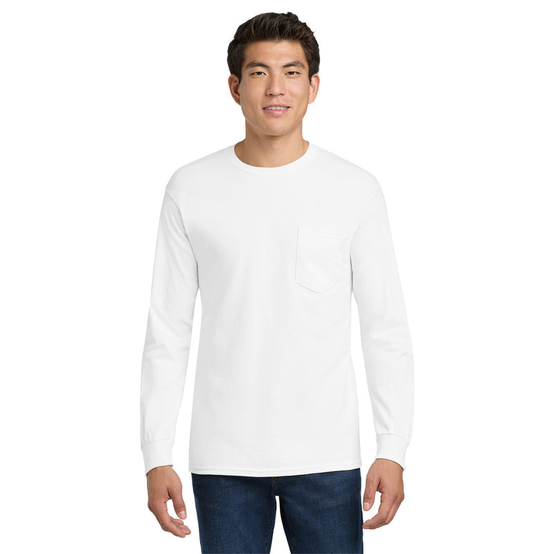 Gildan - Unisex Ultra Cotton Pocket Longs Sleeve T-Shirt (2410 030)