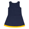 Girls' West Virginia Mountaineers 2 Piece Cheer Dress (K456SX 75)