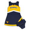 Girls' West Virginia Mountaineers 2 Piece Cheer Dress (K456SX 75)