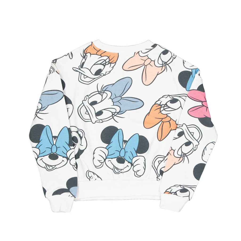 Girls' (Junior) Minnie & Friends Crewneck (DSSCL85QLCFA1WN 10WHT)