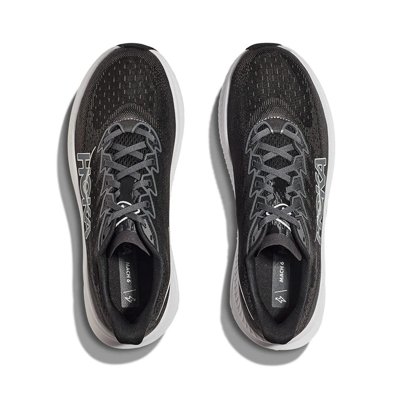 HOKA - Men's Mach 6 Shoes (1147790-BWHT)