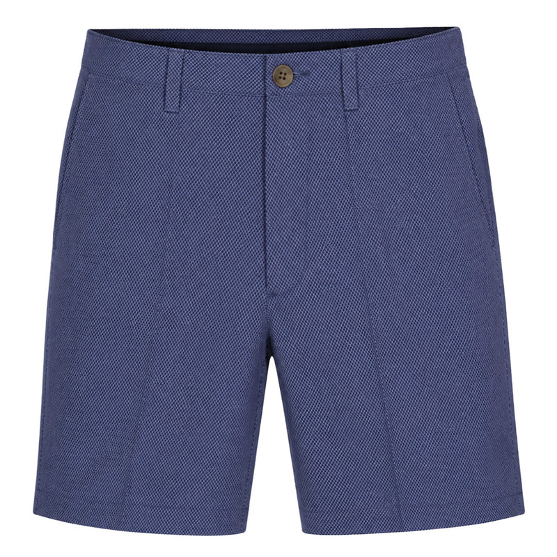 Haggar - Men's Plain Stretch Print Shorts (HS50015 410)