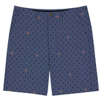 Haggar - Men's Plain Stretch Print Shorts (HS50017 410)