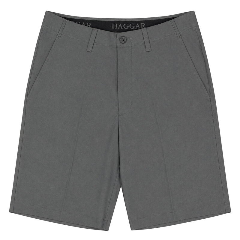 Haggar - Men's Plain Stretch Solid Shorts (HS50036 035)
