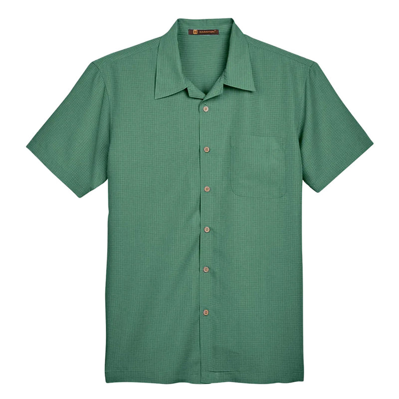Harriton - Men's Barbados Textured Camp Shirt (M560 36)