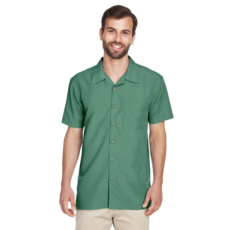 Harriton - Men's Barbados Textured Camp Shirt (M560 36)