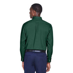 Harriton - Men's Easy Blend Stain-Release Twill Dress Shirt (M500 44)