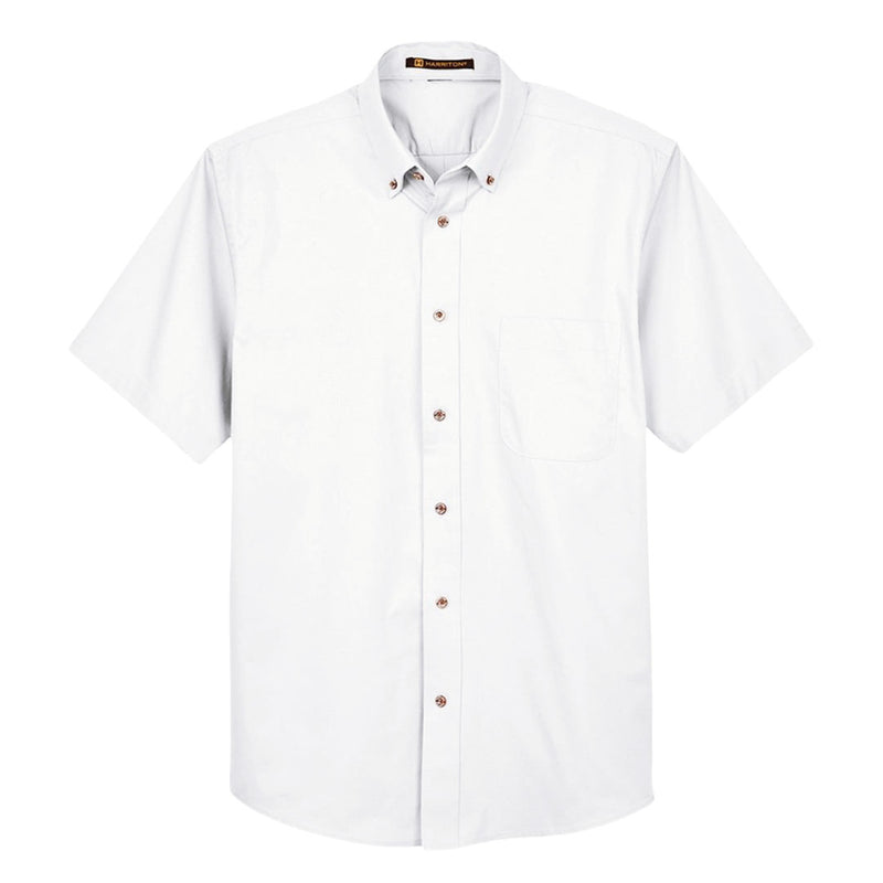 Harriton - Men's Easy Blend Stain-Release Twill Dress Shirt (M500S 20)
