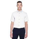 Harriton - Men's Easy Blend Stain-Release Twill Dress Shirt (M500S 20)