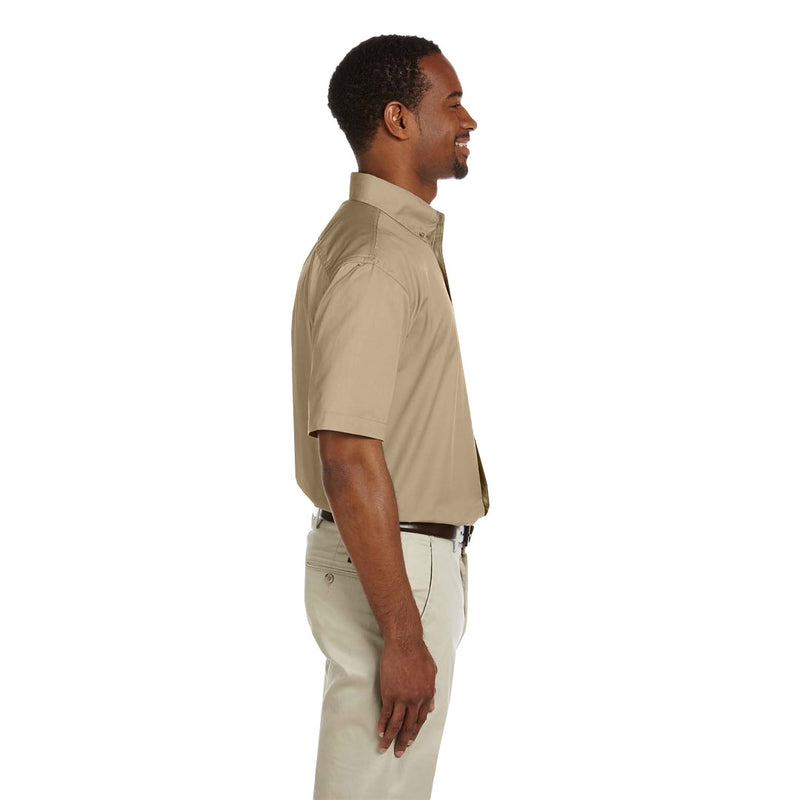 Harriton - Men's Easy Blend Stain-Release Twill Dress Shirt (M500S 58)