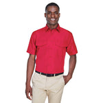 Harriton - Men's Key West Short Sleeve Performance Staff Shirt (M580 Q9)