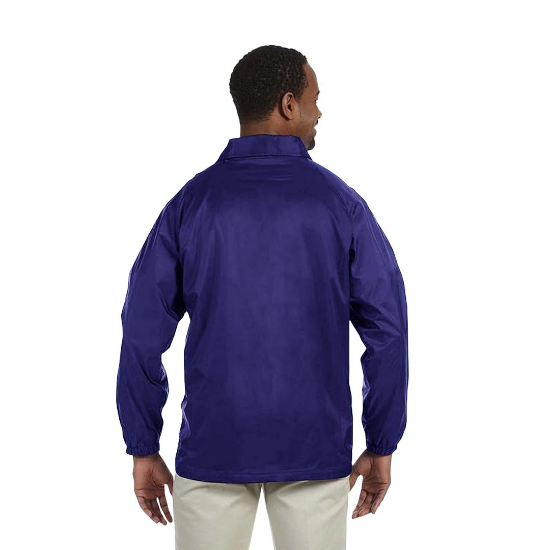 Harriton Men s Nylon Staff Jacket M775 53 Blue 4XL