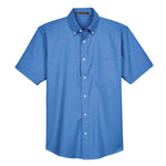 Harriton - Men's Oxford Stain Release Short Sleeve Dress Shirt (M600S 53)