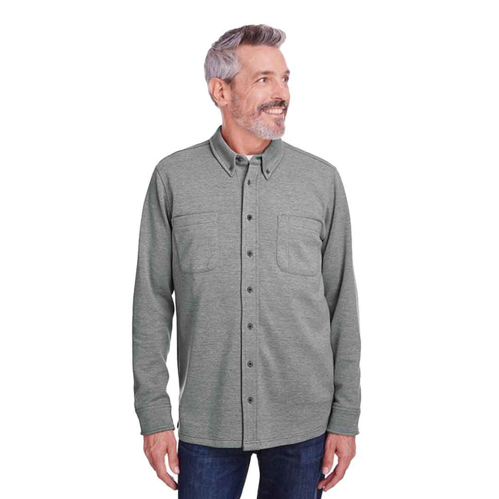 Harriton - Men's StainBloc Pique Fleece Shirt Jacket (M708 MZ)