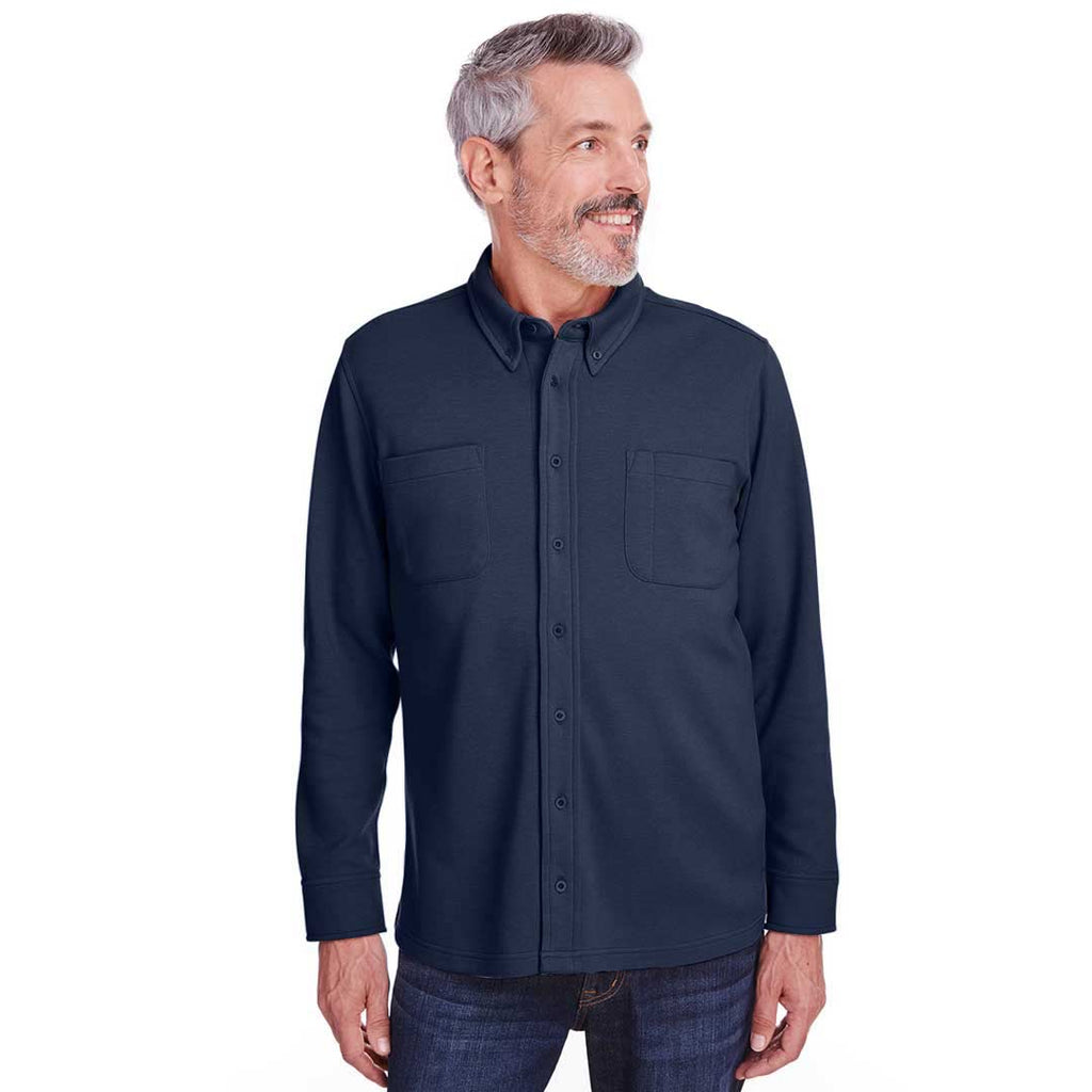 Harriton - Men's StainBloc Pique Fleece Shirt Jacket (M708 NP)