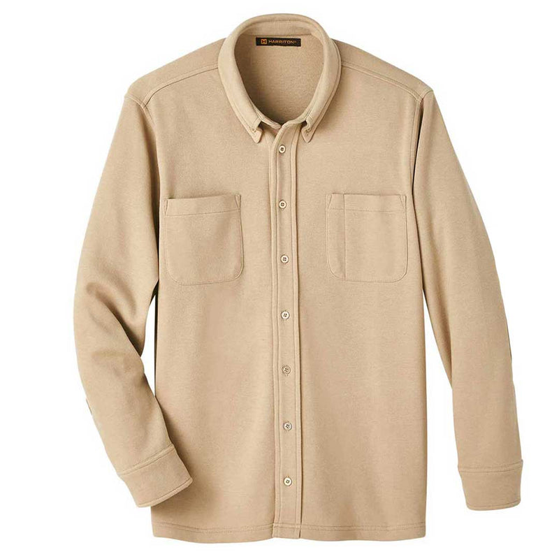 Harriton - Men's StainBloc Pique Fleece Shirt Jacket (M708 NZ)