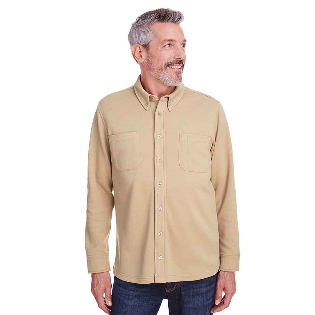 Harriton - Men's StainBloc Pique Fleece Shirt Jacket (M708 NZ)