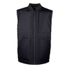 Harriton - Unisex Dockside Interactive Reversible Freezer Vest (M776 BLKCHAR)