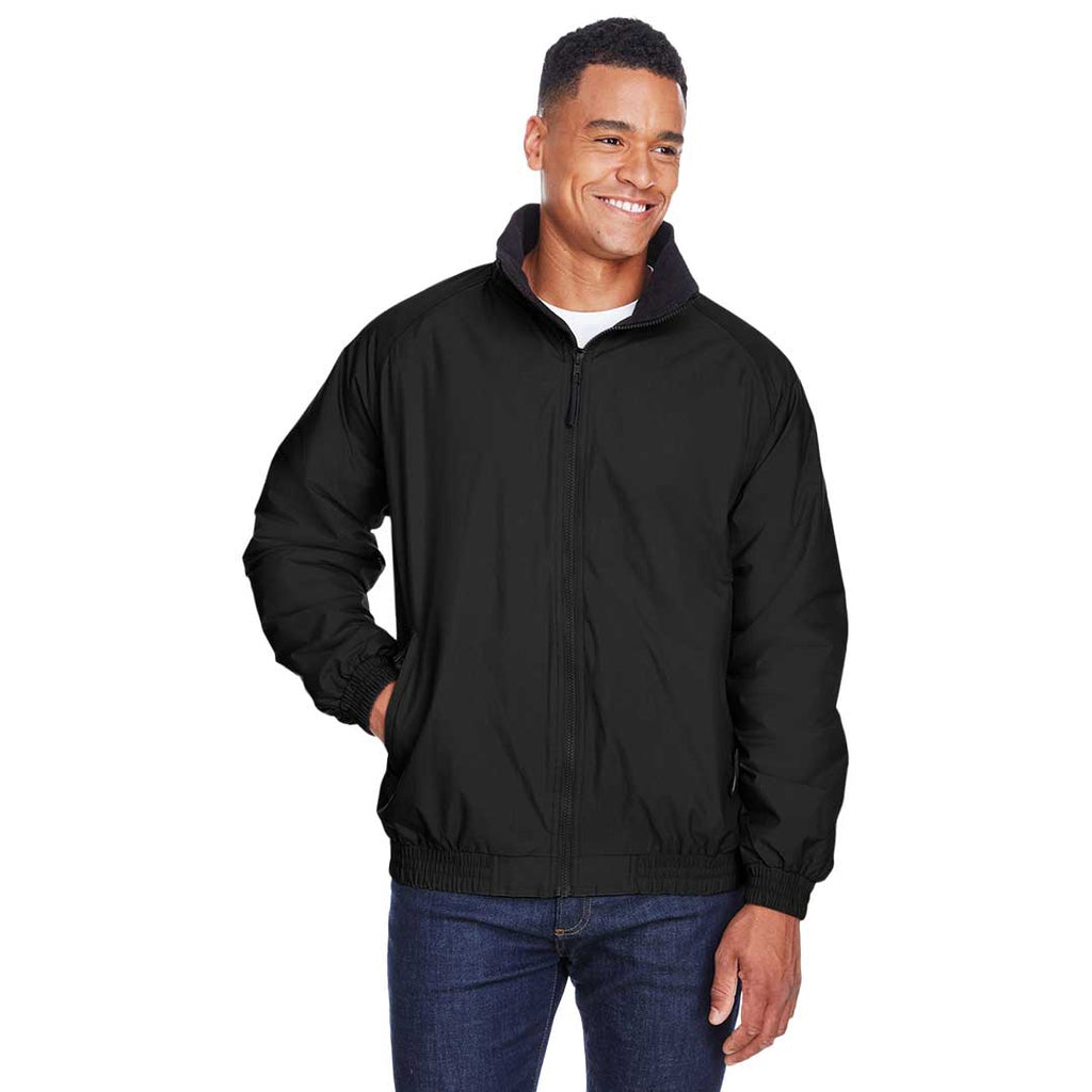 Harriton - Unisex Fleece Lined Nylon Jacket (M740 9K)