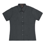 Harriton - Women's Advantage Snap Closure Short Sleeve Shirt (M545W 43)