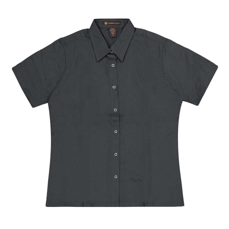 Harriton - Women's Advantage Snap Closure Short Sleeve Shirt (M545W 43)