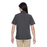 Harriton - Women's Advantage Snap Closure Short Sleeve Shirt (M545W 43)