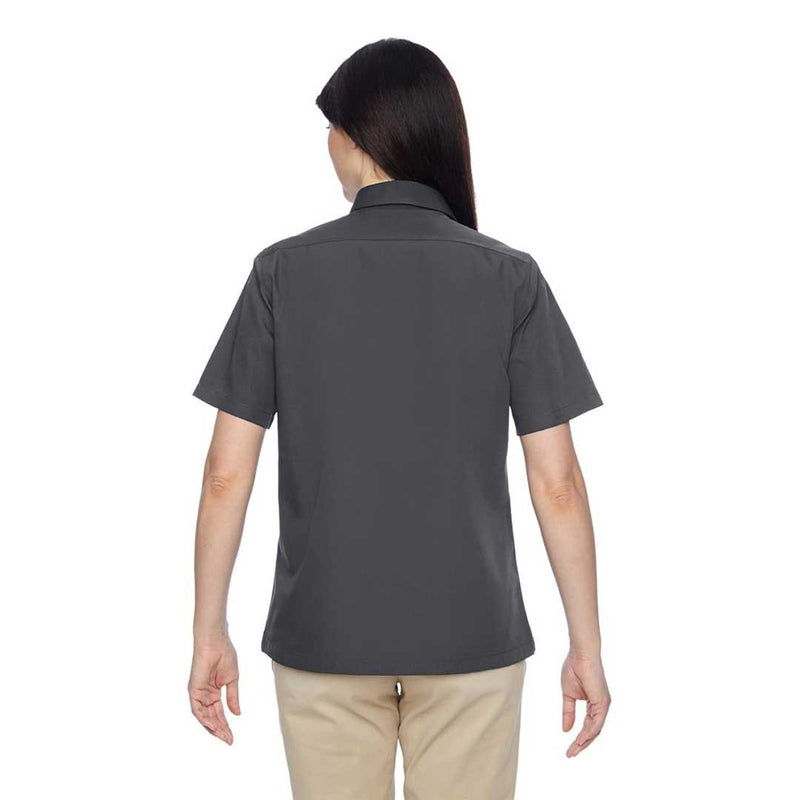 Harriton - Women's Advantage Snap Closure Short Sleeve Shirt (M545W 43)