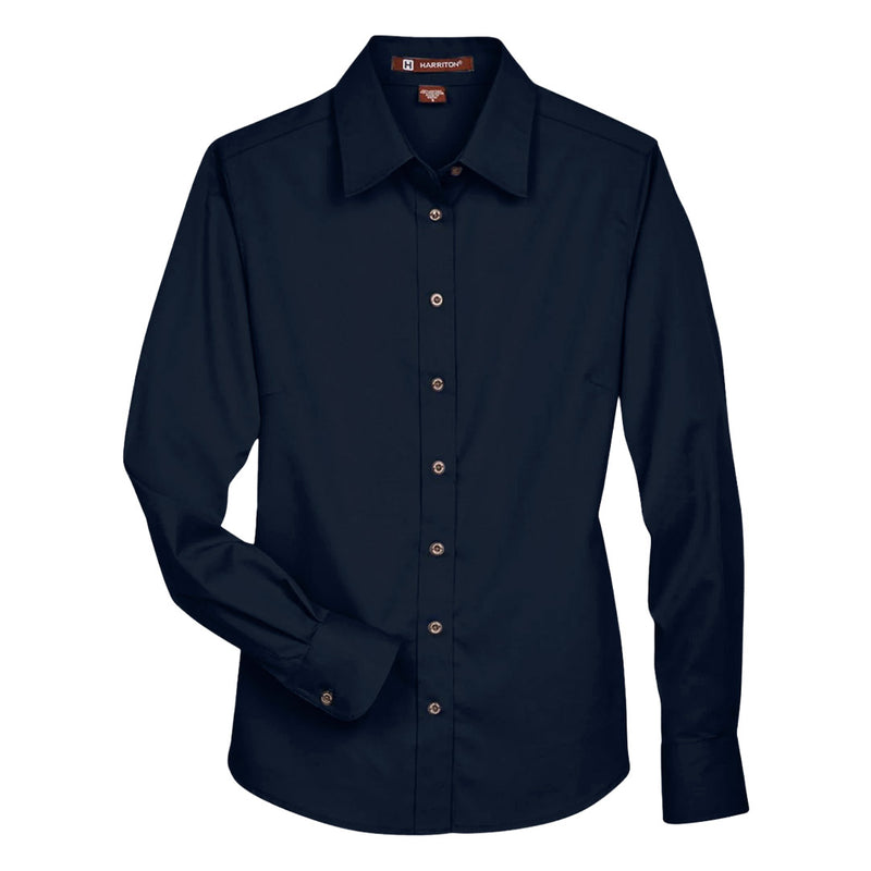 Harriton - Women's Easy Blend Long Sleeve Twill Dress Shirt (M500W 15)