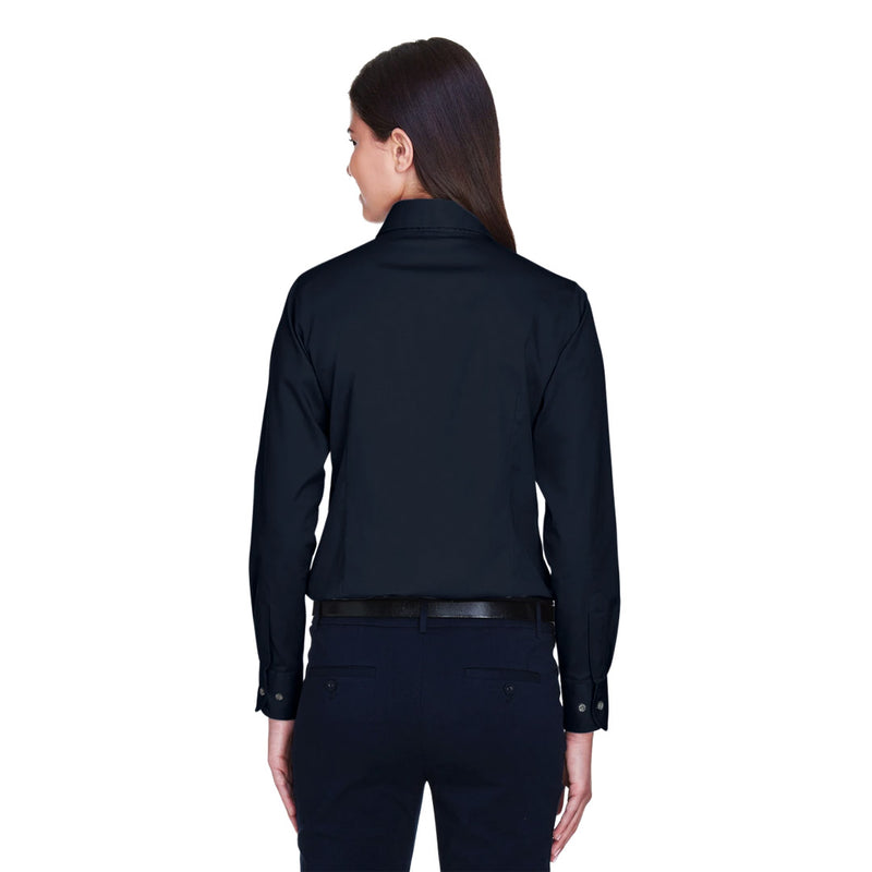 Harriton - Women's Easy Blend Long Sleeve Twill Dress Shirt (M500W 15)