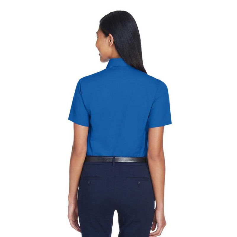 Harriton - Women's Easy Blend Short Sleeve Twill Dress Shirt (M500SW 53)