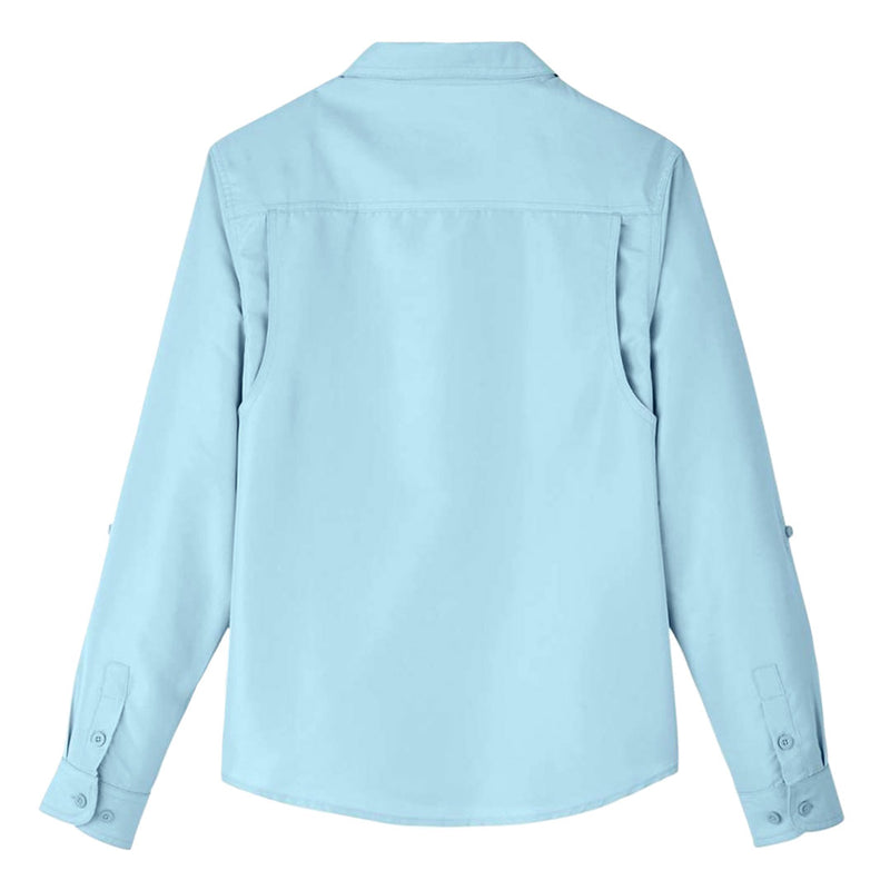 Harriton - Women's Key West Performance Staff Long Sleeve Shirt (M580LW MT)