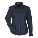 Harriton - Women's Long Sleeve Essential Poplin Shirt (M510W 54)