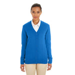 Harriton - Women's V-Neck Cardigan Sweater (M425W 53)