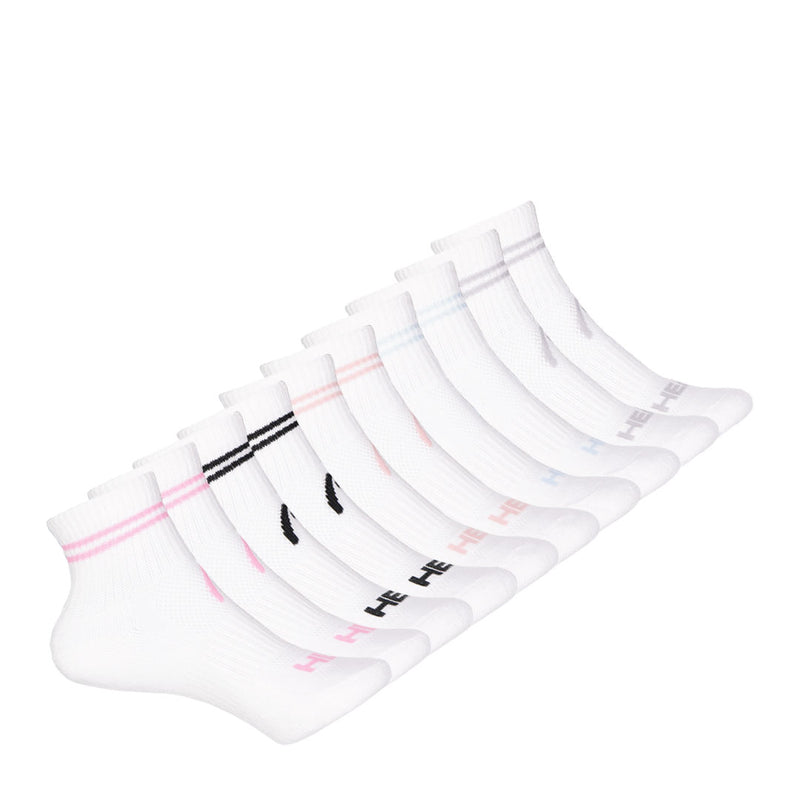 Head - Kids' 10 Pack 1/4 Crew Socks (HEKH012 WHT)