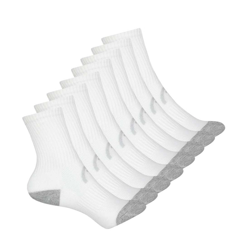 Head - Kids' Cushion 8 Pack Crew Socks (HEKH010 WHT)