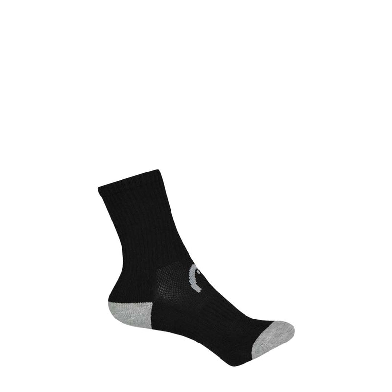 Head - Kids' Cushion 8 Pack Crew Socks (HEKH011 BLK)