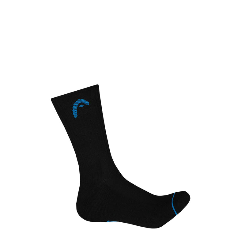 Head - Men's Cushion 6 Pack Crew Socks (HMHE035 BLK)