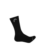 Head - Men's Cushion 6 Pack Crew Socks (HMHE035 BLK)
