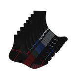 Head - Men's Cushion 8 Pack 1/4 Crew Socks (HEMH029 BKCL)
