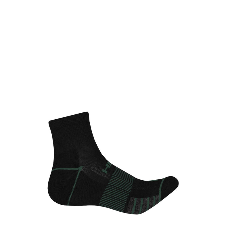 Head - Men's Cushion 8 Pack 1/4 Crew Socks (HEMH029 BKCL)