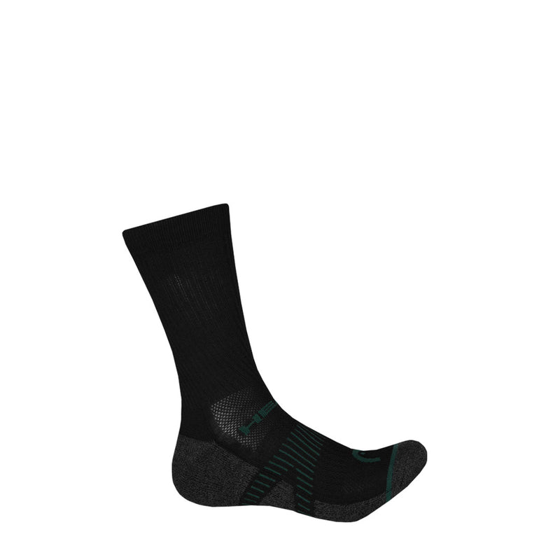 Head - Men's Cushion 8 Pack Crew Socks (HEMH030 BLK)