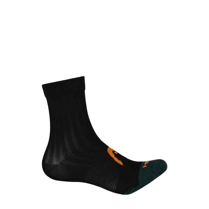 Head - Men's Nylon 3 Pack Mid Crew Socks (HEMH032 BLK)
