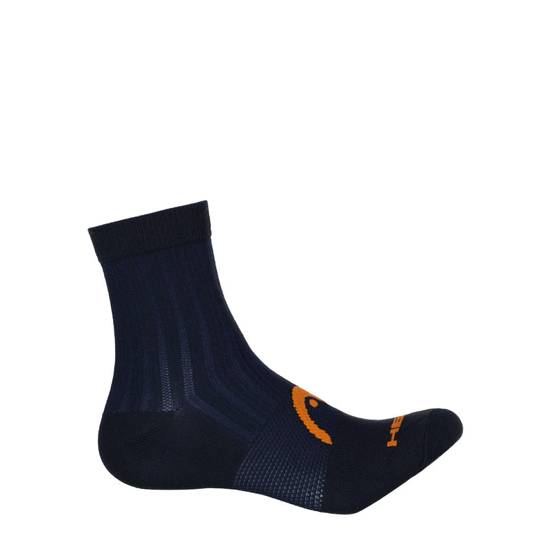 Head - Men's Nylon 3 Pack Mid Crew Socks (HEMH032 BLU)