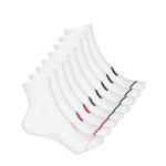 Head - Women's Cushion 8 Pack 1/4 Crew Socks (HELH018 WHT)